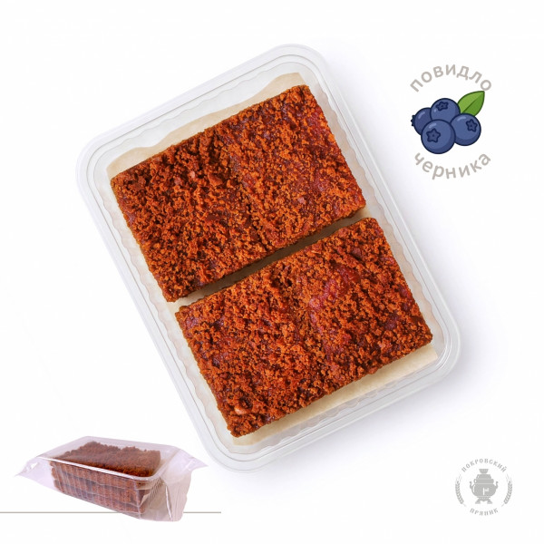 №3 Пряник 400г с фруктовой начинкой Черника в Конакове