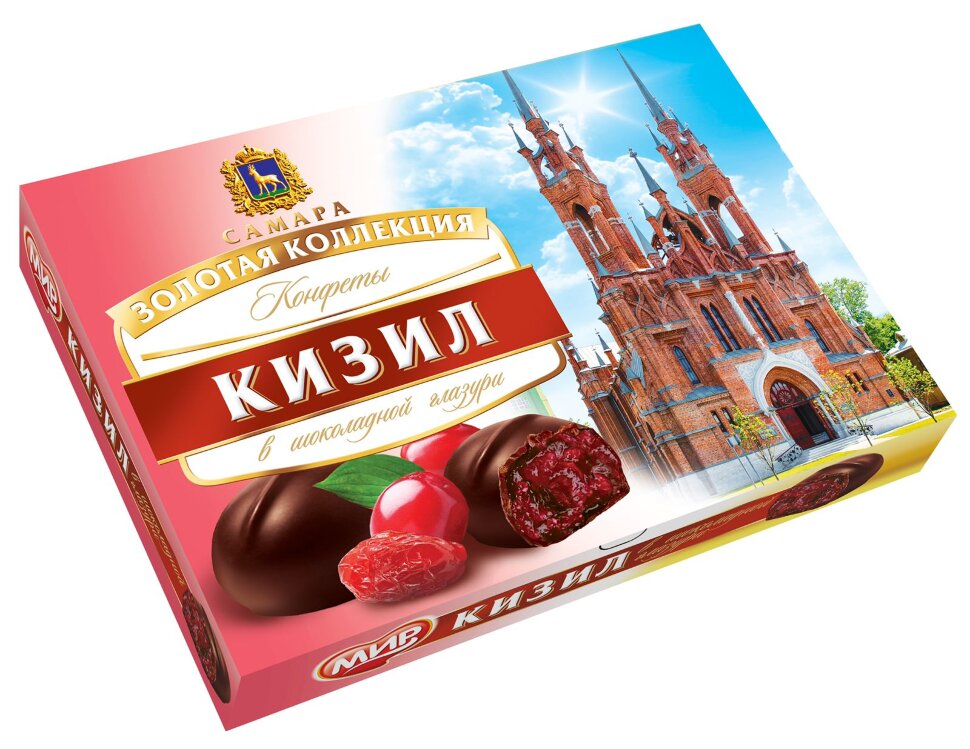  КФ МИР Кизил в шоколадной глазури 160г в Конакове