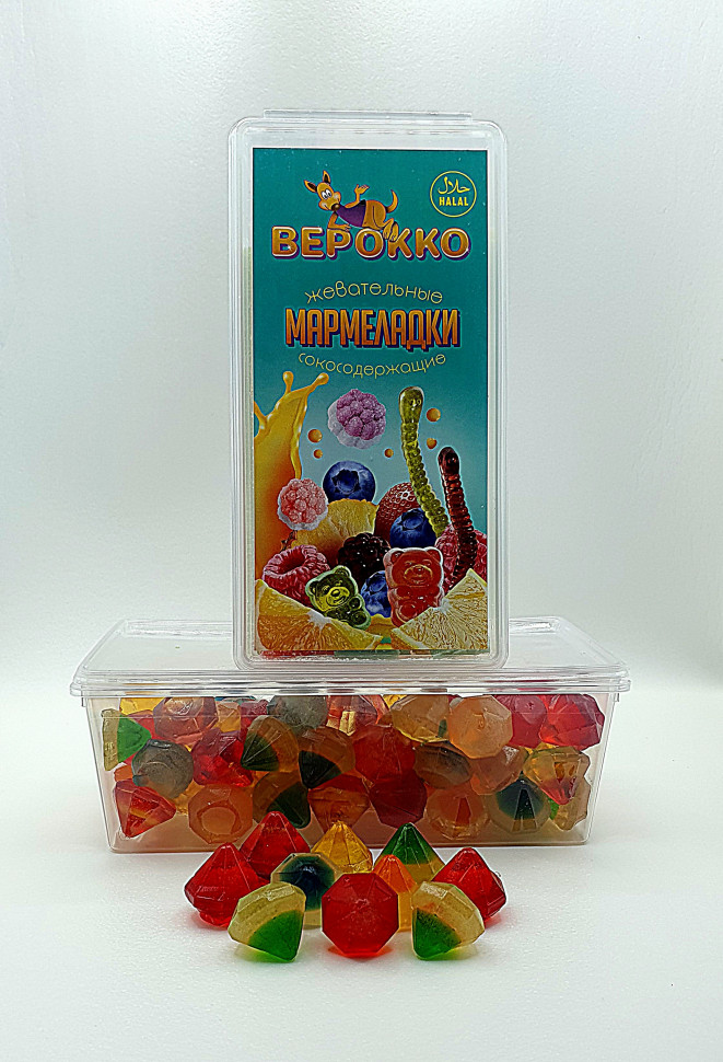  Жевательный мармелад Самоцветы, 250г      в Конакове