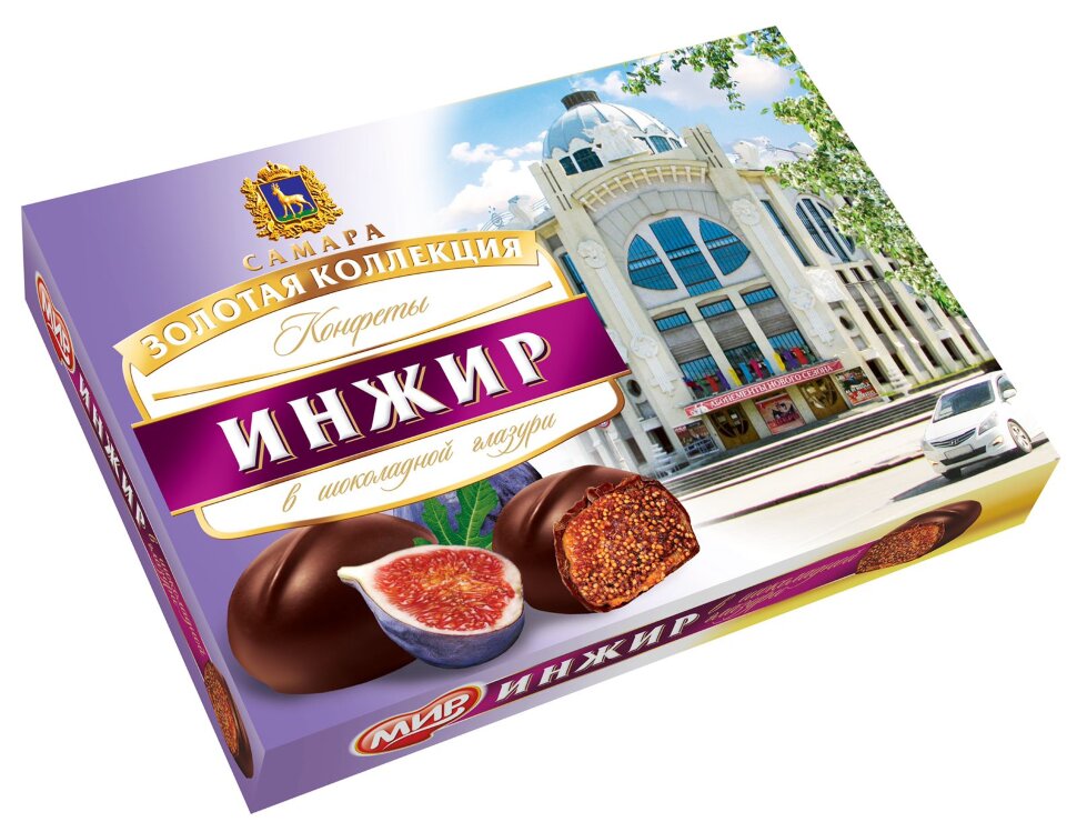  КФ МИР Инжир в шоколадной глазури 160г в Конакове